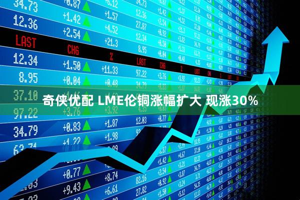 奇侠优配 LME伦铜涨幅扩大 现涨30%